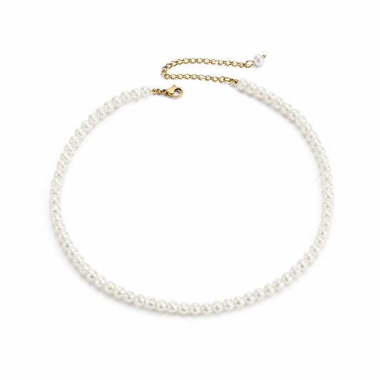 Classic Simulated Pearl Necklace