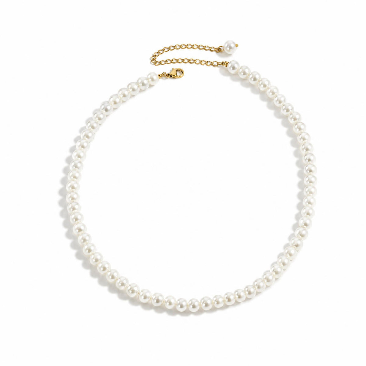 Classic Simulated Pearl Necklace
